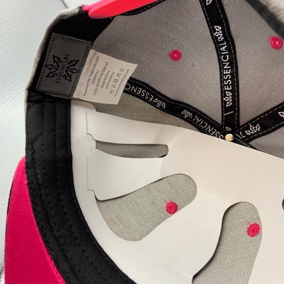 Essencial Key West Florida Conch Republic Embroidered Snapback Hat Gray/Pink - Picture 16 of 16